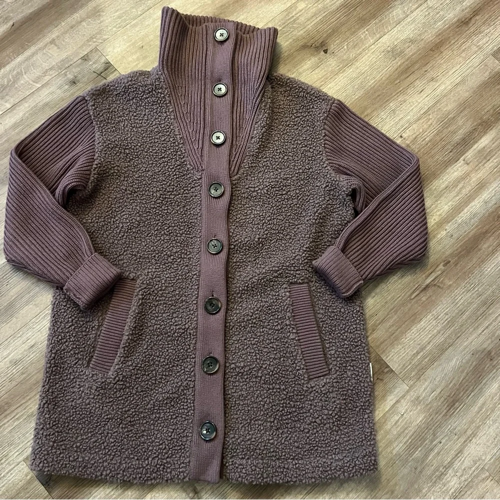 Varley Elliot Sherpa Button Down Jacket